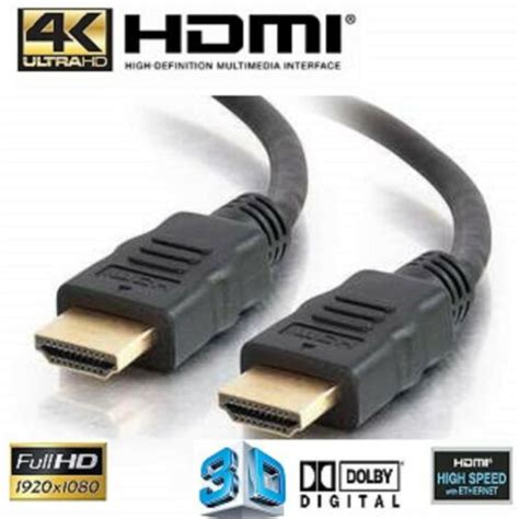 Gold Plated 1080p Hdmi Male Male Hdmi Cable Lead Smart Hd Tv 3d 10m15m