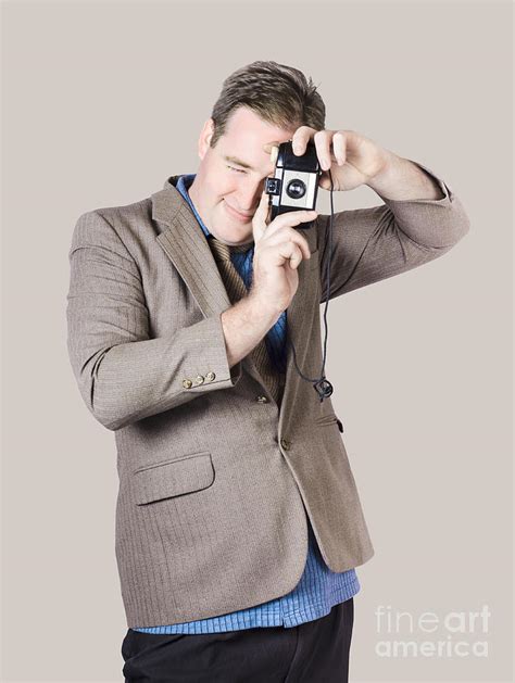 Retro Businessman Taking Portrait Photo Photograph By Jorgo Photography