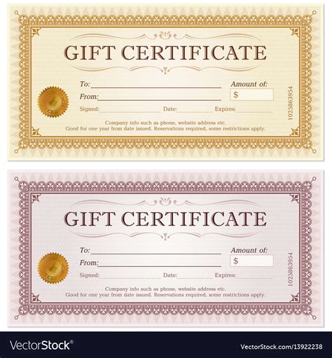 Voucher T Certificate Coupon Template Black Royalty Free Stock My