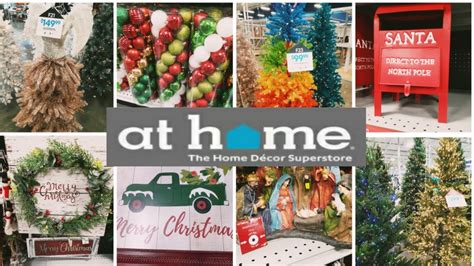 At Home Store Christmas Decor Shop With Me Shopping For Christmas