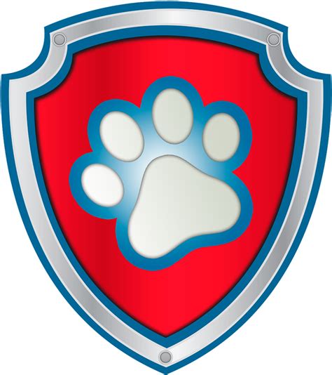 Download Pawpatrolescudo - Paw Patrol Logo Png - Full Size PNG Image png image
