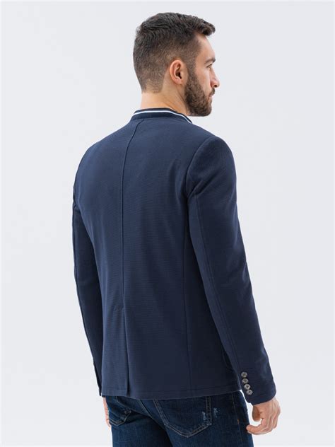 Mens Casual Blazer Jacket M84 Navy Modone Wholesale Clothing For Men