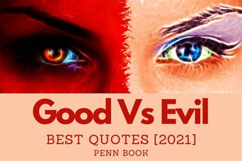 Best Good Vs Evil Quotes 2022 Pbc