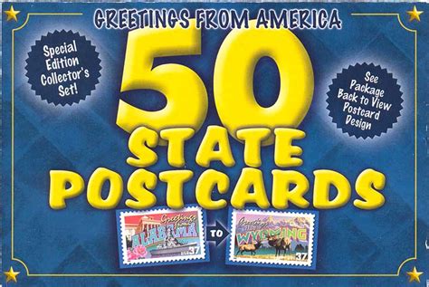 Postcardy The Postcard Explorer Greetings From America Stamps 50