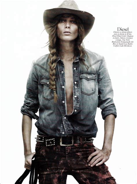 Fashion Photography Daria Werbowy For Vogue Paris