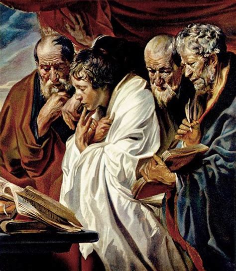 Los Cuatro Evangelistas De Jordaens La Guía De Historia Del Arte