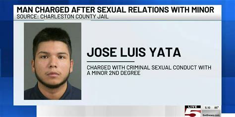 video man facing charges in connection to sexual conduct with a minor