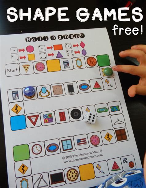 These Free Shape Games For Preschool And Kindergarten Are Great For
