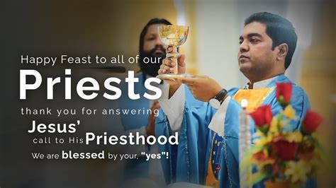 Happy Feast Of Priesthood To All The Priests 2021 Youtube
