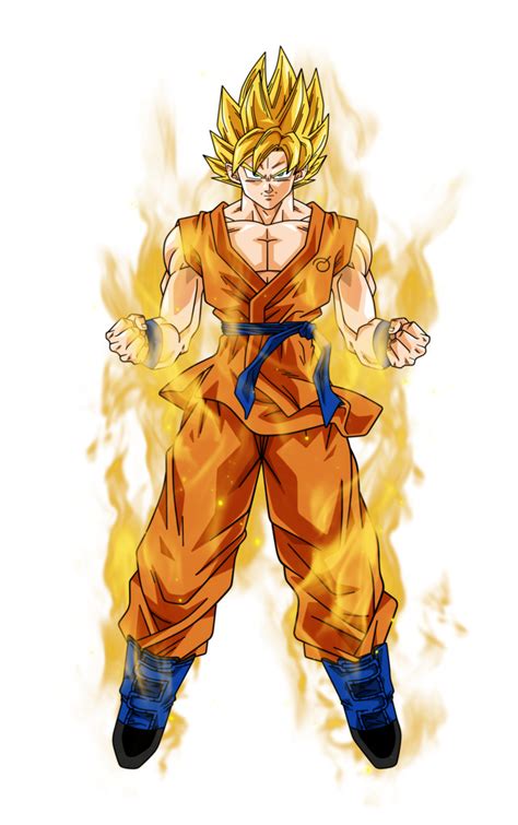 Imagem Goku Super Saiyan Aura By Bardocksonic D9sg58gpng Wikia
