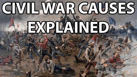 Causes Of The American Civil War Why Did The South Secede Youtube