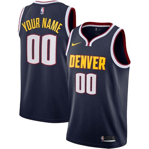In the 46 years of the denver nuggets, each jersey design has represented an era of a star player not only were there new jerseys, the logo was completely different. Men's Denver Nuggets Nike Navy Custom Swingman Jersey ...
