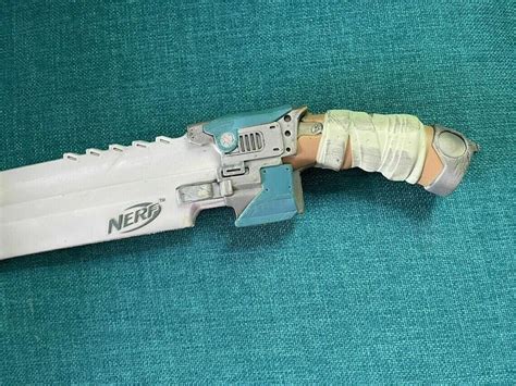 Nerf Rare Foam Zombie Strike Wrench Axe Zombie Machete Toy Weapon Role Play Out Ebay