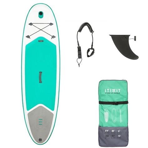 Ontdek ons ruime assortiment harde en opblaasbare sup boards. Itiwit Opblaasbaar touring supboard voor beginners / 8'9 ...