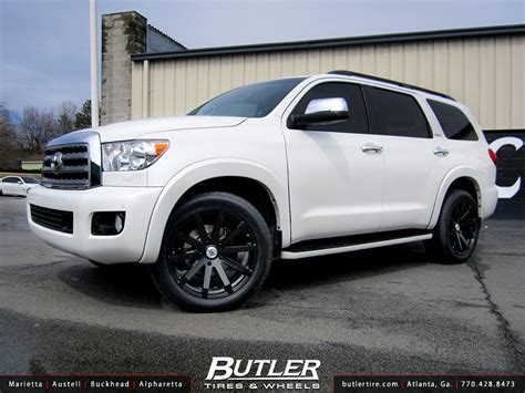 Toyota Sequoia With 22in Black Rhino Traverse Wheels A Photo On
