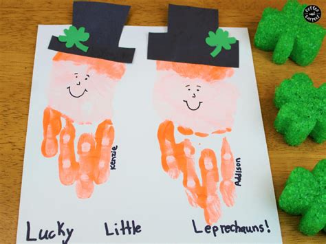 How To Make A Handprint St Patricks Day Craft