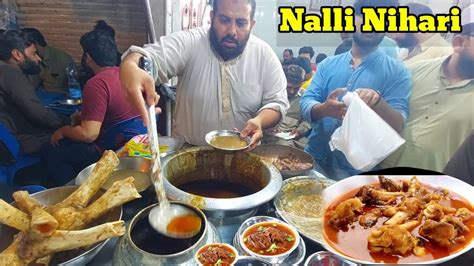 How To Make Best Nalli Nihari Old Foof Street Of Kartar Pura Kala