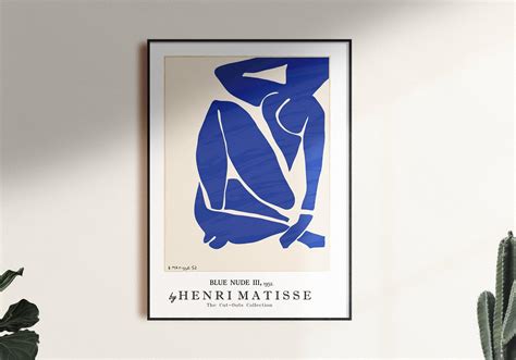 Matisse Blue Nude III Museum Exhibition Art Print Abstract Etsy UK