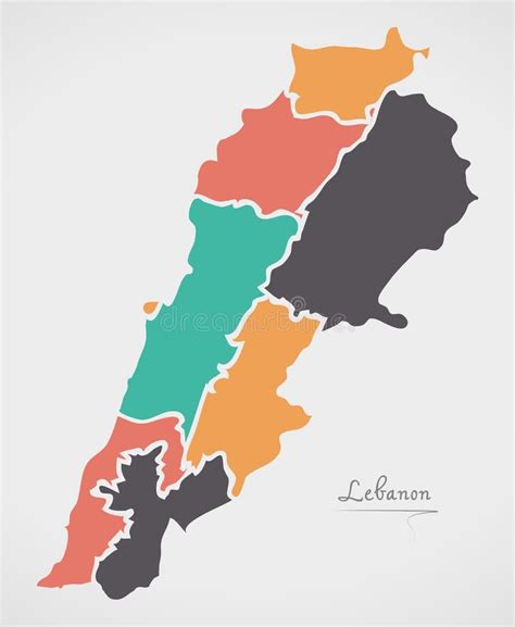 Lebanon Regions Stock Illustrations 136 Lebanon Regions Stock