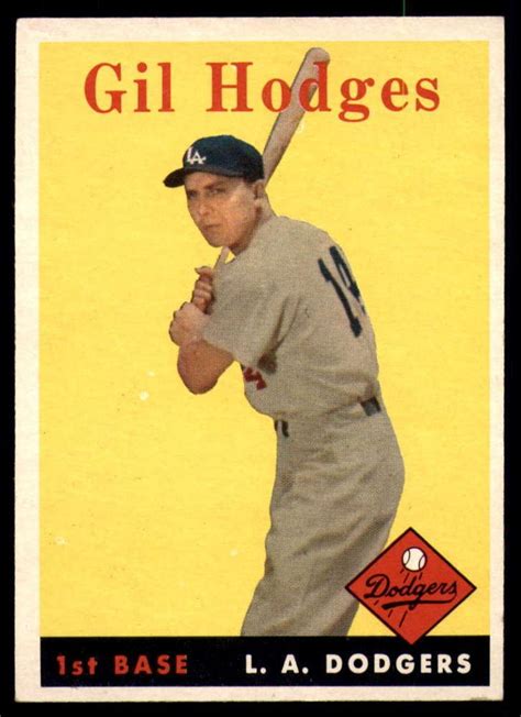 We did not find results for: 1958 Topps #162 Gil Hodges EX/NM Dodgers #Topps # ...