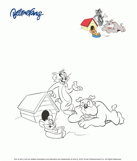 The Tom And Jerry Online An Unofficial Site Printable Coloring Nation