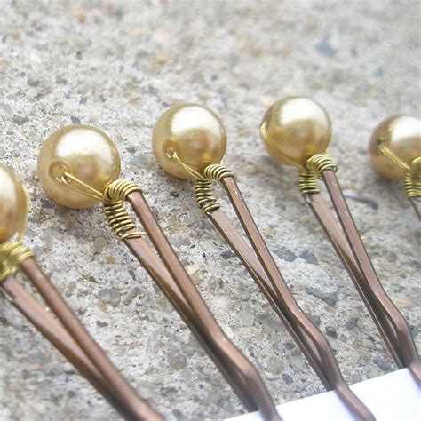 Pearl Hair Pins Ivory Set Of 12 Bridal Bobby Pins Also In Etsy