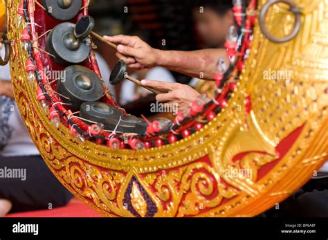 Gong Mon A Traditional Thai Instrument Particularly Used In Funerals