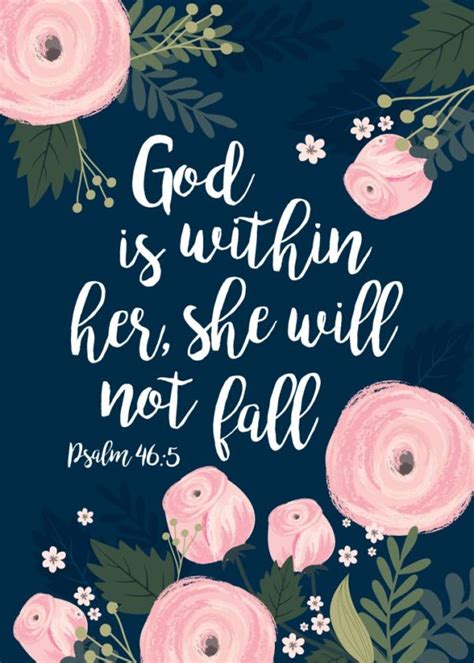 God Is Within Her She Will Not Fall Psalm 465 Seeds Of Faith
