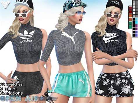 Pinkzombiecupcakes Open Air Sport Fall Sweater In 2023 Sims 4