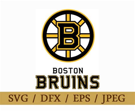 Boston Bruins Logo Svg Eps Dxf Vector Digital Download File