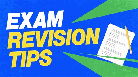 Exam Revision Tips Youtube