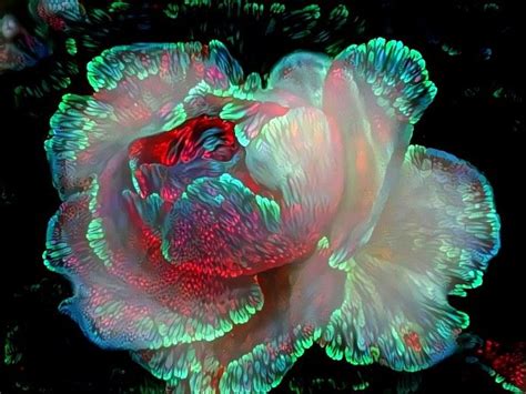 Glowing In The Night By Eresaw Glowing Flowers Aesthetic Art Nature Art