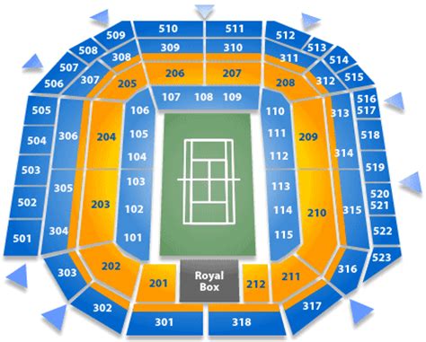 When spectators decide to leave before the end of a day's play, they are encouraged to place their ticket in special boxes located around the ground. Wimbledon Seating Plan 2019 - Centre Court and Court One