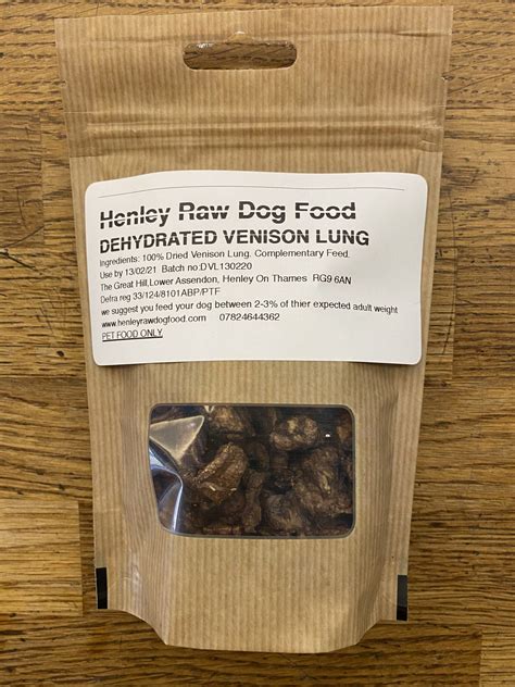 No products in the basket. Dehydrated Venison Lung - Henley Raw Dog Food