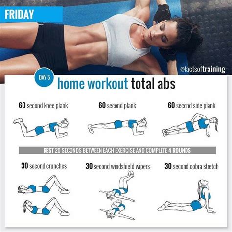 Friday Total Abs Workout Abs Workout Six Pack Abs Workout