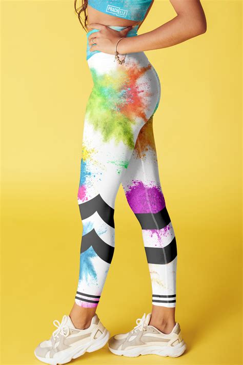 Pop Colors Colorful Leggings Prachelle