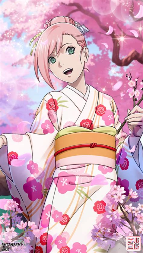 Customize and personalise your desktop, mobile phone and tablet with these free wallpapers! Sakura Haruno Kimono | Wallpaper for phone by DP1757 on DeviantArt