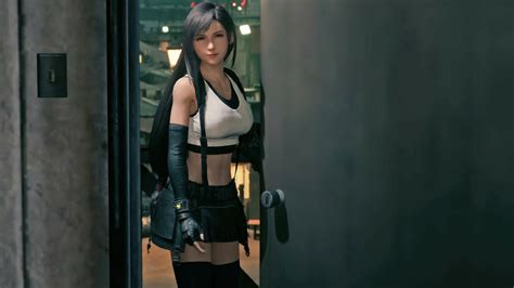 final fantasy vii remake tifa and cloud got a room sector 7 the slums ffvii remake youtube