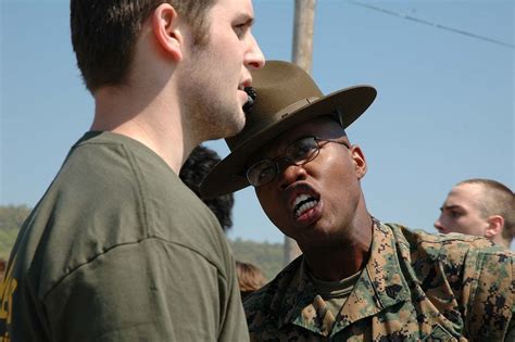 Pictures Of Marine Drill Instructors Screaming In Peoples Faces