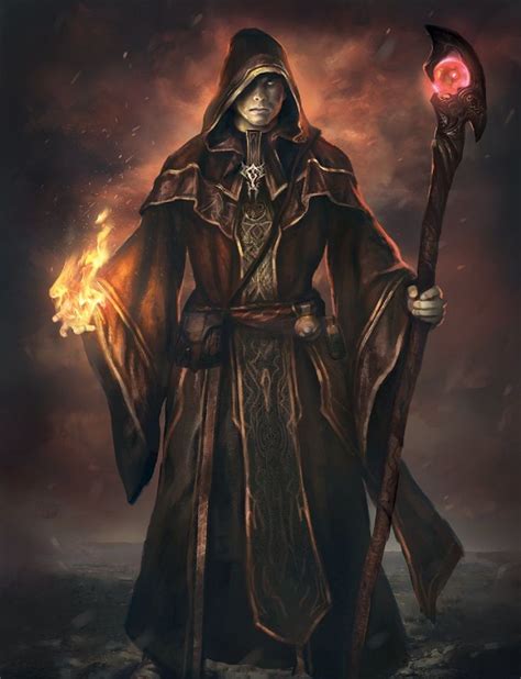 Dark Wizard By Mlappas Male Character Fantasy Character Art Character