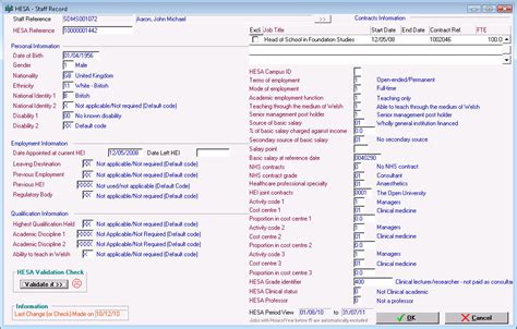 Sdms Ltd Sdms V Hrpersonnel For Windows Hesa Module