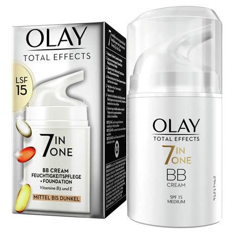 Olay Total Effects 7 In 1 Bb Cream Spf 15 Medium Tot Donker 50 Ml