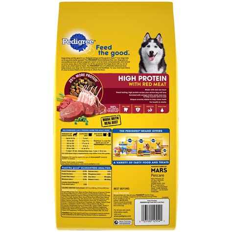 Pedigree High Protein Adult Dry Dog Food Beef And Lamb Flavor Dog