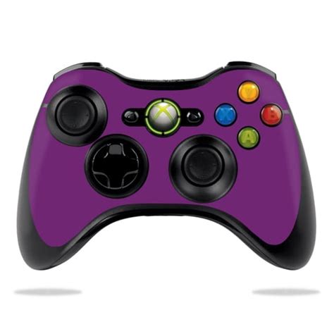Skin Decal Wrap For Microsoft Xbox 360 Controller Solid Purple