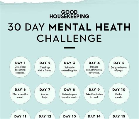 This 30 Day Mental Health Challenge Is Like A Makeover For Your Moodgoodhousemag