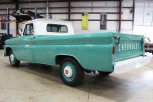 1966 Chevrolet C20 103155 Miles Turquoise Pickup Truck 283cid V8 3