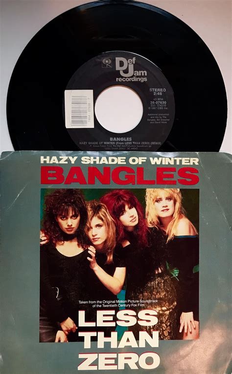 Vinylfromthevault The Bangles Hazy Shade Of Winter 1987 Def