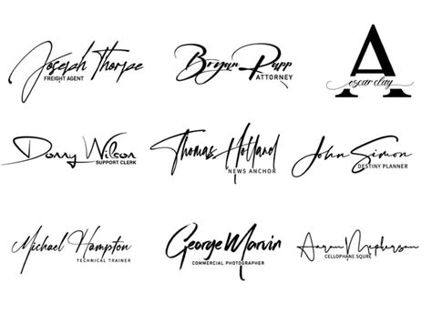 Handwritten Signature Cursive Handwriting Scripted Logo Upwork