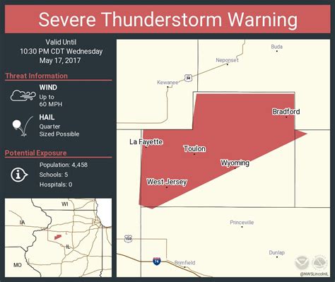 Nws Lincoln Il On Twitter Severe Thunderstorm Warning Including