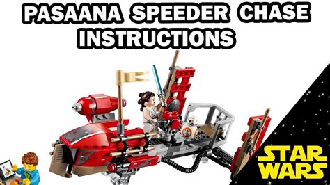 Lego Instructions Pasaana Speeder Chase Star Wars Lego Set 75250